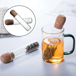 Filtro a tubo di vetro creativo Filtro setaccio Maker Brewing for Spice Herb Tea Strumento Accessori per utensili per utensili per le attrezzatura Accessori per utensili