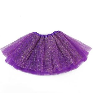 Новые маленькие девочки юбка для пачки балерина Pettiskirt Пушистые милые юбки пачки