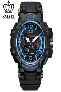 SMAEL Digital Analog Wristwatch Men Women Quartz Watches Waterproof LED Electronic Day Dive Navy Army SShock Sports Watch Relogio5215484