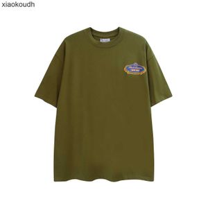 RHUDE High End Designer T-shirts para a primavera e verão New Fashion Casual High Street Hip-Hop Mens e Womens Roul