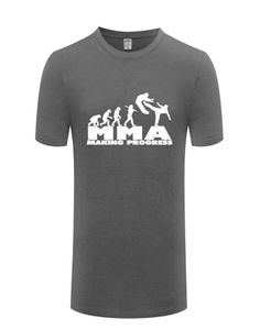 Печать печати новой стиль мужской повседневные топы 2018 Новая печатная футболка футболка по футболке Casual Tees mma mama thai Идеально подходит для тренажерного зала 9584453