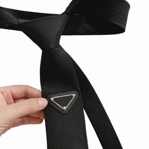 mens tie Triangle necktie mens bolo tie tie men teenager formal clothes luxury mini ladies leather strap fi black white neck q9ne#