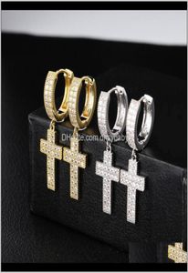 Hoop Huggie Luxury Designer Orecchini Hip Hop Gioielli ghiacciati Diamond Earring Bling Men Women Earings Earings Hip2668643