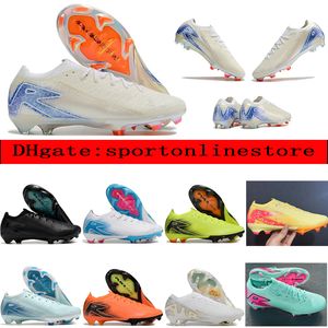 drop shipping Send Bag outdoor Football Boots Zoom Vapor XV Elite FG Soccer Shoes Men Soft Leather Comfortable Trainers Knit mens Football Cleats mens size 6-12