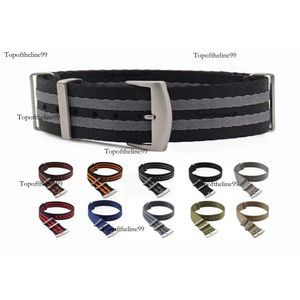 Nylon 20mm 22mm Seat Belt Military Style Soft Material Wristband Nato Strap Original edition