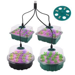 Garnki rośliny LED LED do rośliny Trace Starter Tray Purps Purtling Tray Sadza rośliny rośliny Rosnąca garnek kwiatowy