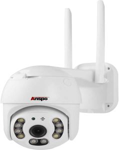 ANSPO 360 ° Geniş Açılı Açık Güvenlik Kamerası 1080p Ev WiFi Kamera Akıllı Wifi Pan Tilt Dome Gözetim Kamp IP66 Su geçirmez 1880158