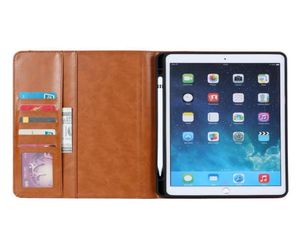 Para iPad mini 1 2 3 4 5 7 9 polegadas Vintage Magnetic Smart Flip PU Leather Book Case Tablet Sleep Ake267W8141325