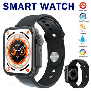 Iwatch Series 9 Apple Watch için Dokunmatik Ekran Kablosuz Akıllı İzleme Saati Şarj Kablo Kutusu Koruyucu Kılıf İngilizce Yerel Depo