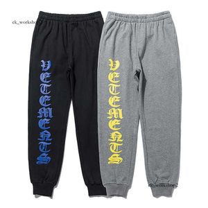 Vetements Jeans Erkekler Kot Vetements Sanskrit Mektup Baskılı Pantolon Erkek ve Kadın Swearpants Hip Hop Moda Günlük Pantolon Korse Pants 24SS En Kalite 325