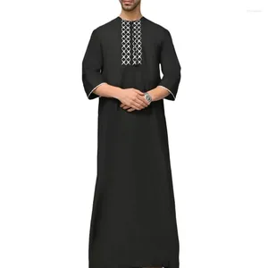 Ethnic Clothing Man Muslims Long Thobe Robe Kaftan Shirt