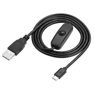 Cavo di ricarica di alimentazione USB 2pcslot con interruttore On Off per Raspberry Pi 3 2 B BA4772675