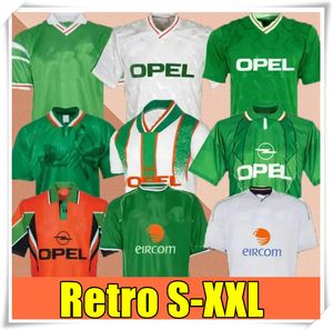 Irlanda Retro Soccer Jersey 1990 1992 1996 1997 Home Classic Vintage Irish McGrath Duff Keane 2002 1994 Houghton Staunton McAteer Football Shirt Home Green Away 1988