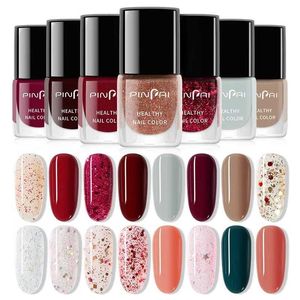 Nail Gel Quick-drying Polish Normal No Lamp Glossy Sequin Varnish Matte Long-lasting Water-resistant Baking Q240507