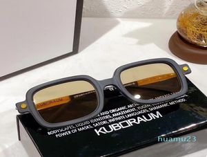 Outlet Store online occhiali da sole kuboraum tedeschi in stile lineare forte combinazione neutra Myopia frame4556176