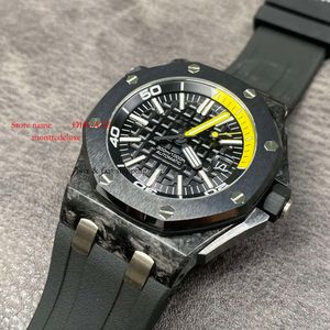 Szklane projektanci Mechanical APS Marka AAAAA WRISTWATCHES Superclone Carbon Watches Swiss IPF 15706 ZF Mężczyźni 13,9 mm ceramiczne 15707 42 mm Fibre Dive 3120 34578