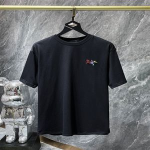 Summer Men Women Designers T Shirts Loose Oversize Tees Apparel Fashion Tops Mans Casual Chest Letter Shirt Luxury Street Shorts Sleeve Clothes Mens Tshirts M-3XL #18