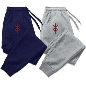 Męskie spodnie anime Berserk Spodnie sportowe trening jogging długie spodnie gym sporne spodnie dla mężczyzn jogger dresspants t240507