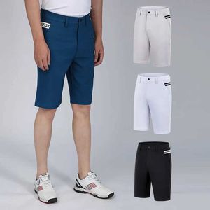 Men's Pants ist Men Straight Thin Shorts Summer Male Breathable Quick Dry Short Trousers Striped Elastic Waistband Sweatpants Y240506