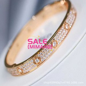 Bangle di carri di design kajia a tre righe diamond full braccialetta design online vivi con merci per il regalo di San Valentino US1D