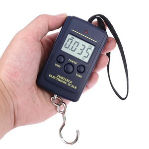 Portable 40Kg 10g Hanging Scale Digital Scale BackLight Electronic Fishing Travel Pocket Scale Luggage Scales Weights Tool