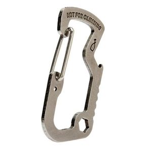 Ny Snap Clip Hook Keychain Keyring Carabiner Camping Snap Key Chain Multi utomhusmetallverktygsflasköppnare K1234177154