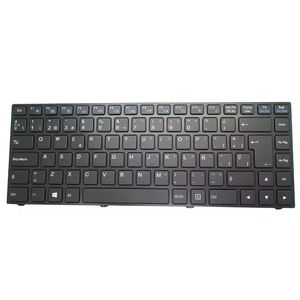 Tastiera retroilluminata per laptop per Clevo P640 MP-13C26EEJ4303 MP-13C26E0J4307 6-80-N2300-160-1 Spagna SP Black Frame