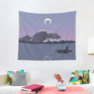 Tapisserier När solen går ner TAPESTRY Söt dekor Konst Mural Wall Decoration sovrum