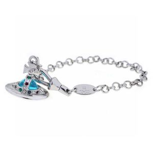 Designer Westwood aoxiao Saturn Bead Bracelet Female Classic Three Dimensional UFO Hpiece High Version