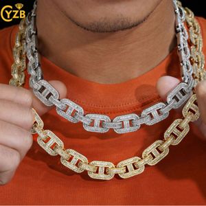 2024 Säljer Foxi Jewelry Hip Hop Miami Cuban Link Chain Mens 14K Gold