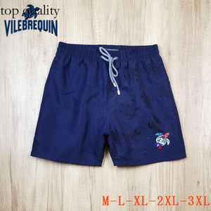 Tartaruga -marinho Vilebrequin Shorts com Desenvolvimento de Água Surfing Surfing Comércio Exterior Original Padrão de Color Solid Solid Color Beach 760