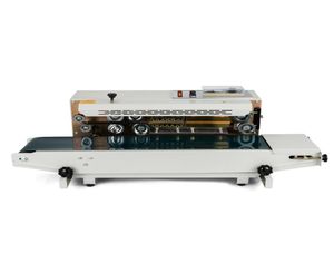 500W Máquina de vedação automática FR900 FECHENTE HORIZONTAL DE BANDA CONTÍNO SEALER ELÉTRICO BANDELADOR CONTÍNOR SACO DE PLÁSTICA MACHINE9202085