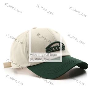 Caps de bola letras coreanas de moda emis boné de beisebol masculino snapback de algodão respirável viseira solar chapéus de casal casual de algodão 2874