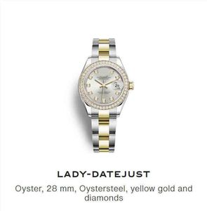 Present Ladies Watch 28mm for Datejust Es Diamonds Waterproof Self Winding Clock Zegarek Damski Montre Femme Luxe4606483