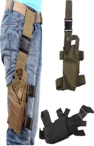 Outdoor Bags 5 Colors Adjustable Tactical Puttee Thigh Leg Shouder Pistol Gun Holster Pouch Camping Wraparound Hunting Accessorie9976808