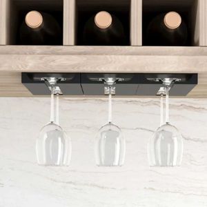 Weinküchengläser Wandmontage Accessoires Halter Stemware Klassifizierung Hanges Glasbecher Rack Stocher Schrank Organizer Board