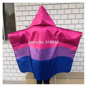 Tillbehör Pride LHBT Bisexual Gay Body Cape Flag 3x5ft Banner 150x90cm Polyester Tryckt anpassade sport, gratis frakt