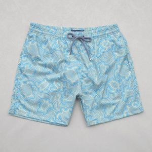 Shorts masculinos Man Bermudas Swimwear Beach Board calças de natação masculinas que circulam esportes com forro de malha