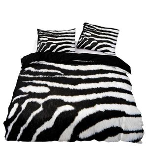 Conjuntos de cama Conjunto de cama de estilo de luxo 220x240 Capa de edredão de impressão de leopardo Conjunto com colcha de travesseiro Conjunto de capa para uma única dupla em tamanho real J240507