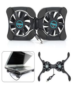 Rotatable USB Fan Cooling Pad 2 Fans Cooler Notebook Computer Stand for 1017 Laptop Peripherals XNC6409365