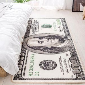 Carpets High Quality Crative Non-Slip Area Rug Modern Home Decor Carpet Runner Dollar Printed One Hundred 100 Bill Print1 234P