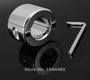 Rostfritt stål scrotum ring metall boll vikter förstärkare cbt låsande kuk ring boll streckers perfekt pungen pendell 600g7826758
