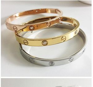 2020 buone nuove viti non perdono mai stile in stile argento in oro rosa 3 316L in acciaio inossidabile per sempre bracciale per viti a vite senza vite7723848