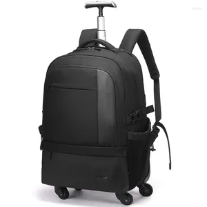 Suitcases Business Travel Trolley Suitcase Bag With 4 Wheels Backpack Men Women Multifunctional Luggage Large Capacity Valise