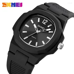 Relógios de pulso skmei juventude cool d'água de quartzo de quartzo para homens mulheres estudantes esporte casual masculino relloj Hombre relógio