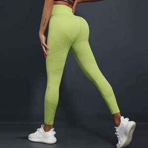 Perneiras femininas femininas cor de cor sólida perneiras de cintura alta estampada na moda com leggings fitness Exercício Leggings y240508