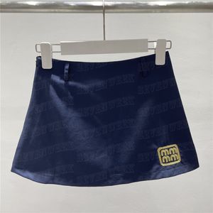 Classico Abito con gonne da lettere ricamato per donne Designer Short Dress Charm Ladies Mini Skirt Streetwear