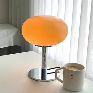Bordslampor macaron led lampa trikromatisk dimning vardagsrum atmosfären sovrum sovrum nattljus modern minimalistisk skrivbord
