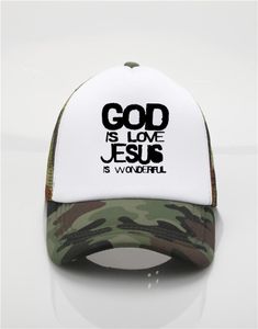 ファッションの帽子神は愛イエスの進化リアルマンプリント野球帽を祈る男性と女性の夏のトレンドキャップ新しいサンハット1028020