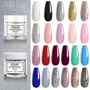 Nagelgel Nicht schwarzes Hand Dip Pulver natürlicher französischer Glitzerdekoration Nackt 17 Arten 10ml Q240507